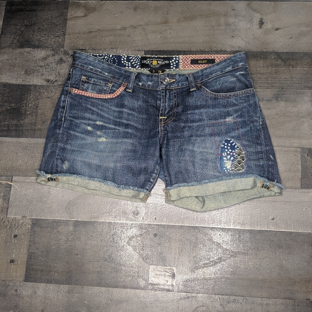 Lucky Brand Riley Cropped Shorts